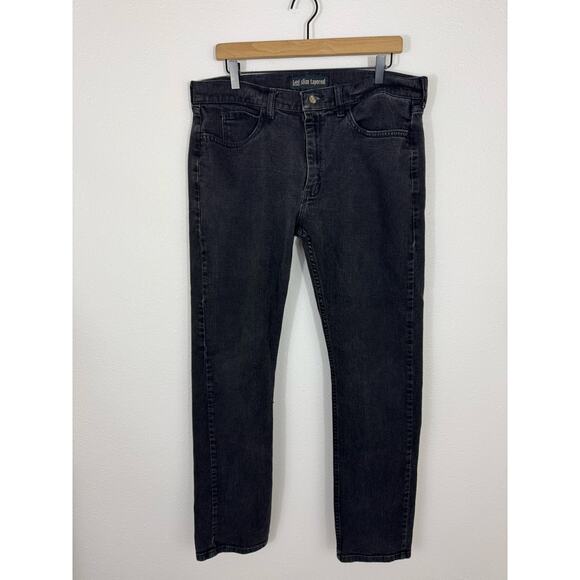 Lee Dungarees Slim Tapered Black Jeans Men’s 36x32 Vintage Y2K - Picture 1 of 8